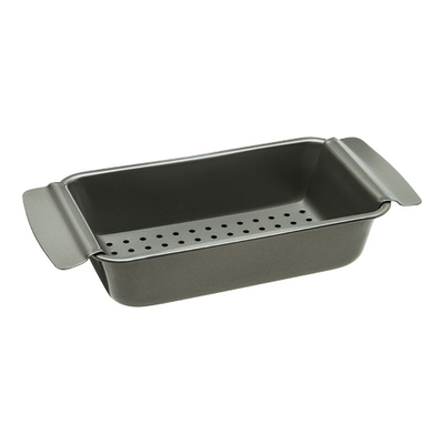 BakeIns Healthy Meatloaf Pan Set on white background