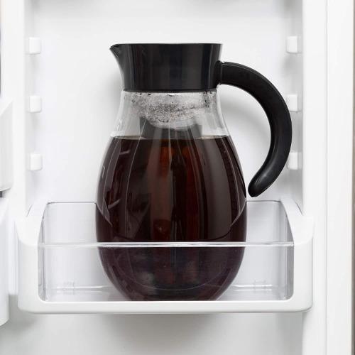 FlavorUp Infusion Pitcher with coffee in fridge