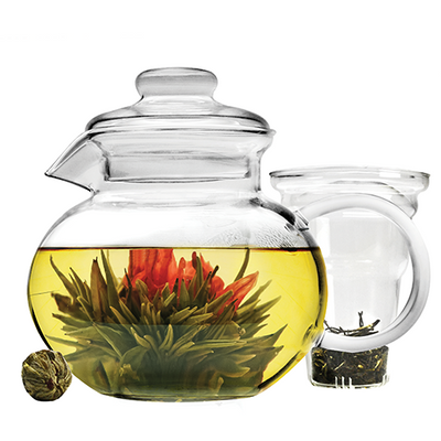 Blossom Teapot on white background