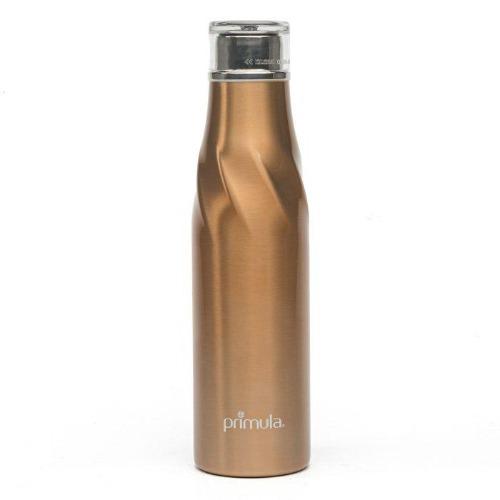 Copper Twist Thermal Bottle on white background