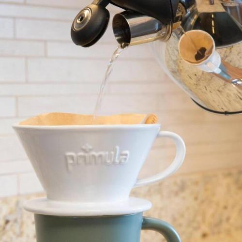 Primula Madison Pour Over having water being poured
