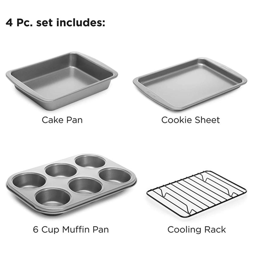 BakeIns Toaster Oven Set components on white background