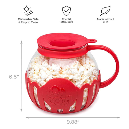 Micro-Pop Popcorn Popper dimensions and features