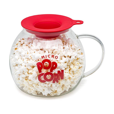 Glass Micro-Pop Popcorn Popper on white background