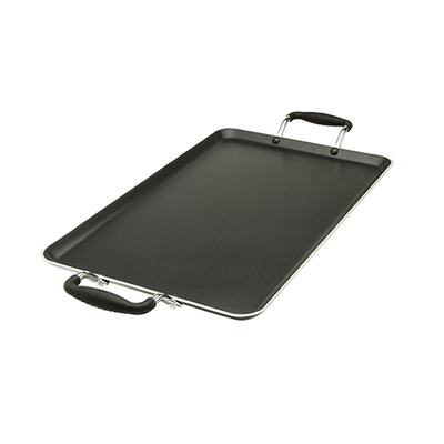 Artistry Non-Stick Double Burner Griddle on white background