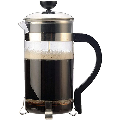 Classic Coffee Press Borosilicate Glass on white background