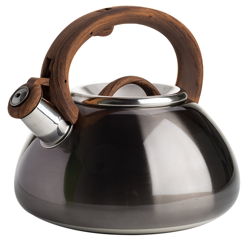 Primula Avalon Whistling Kettle, 2.5 Qt, Locking Spout, Stay Cool Handle (Case Of 4)