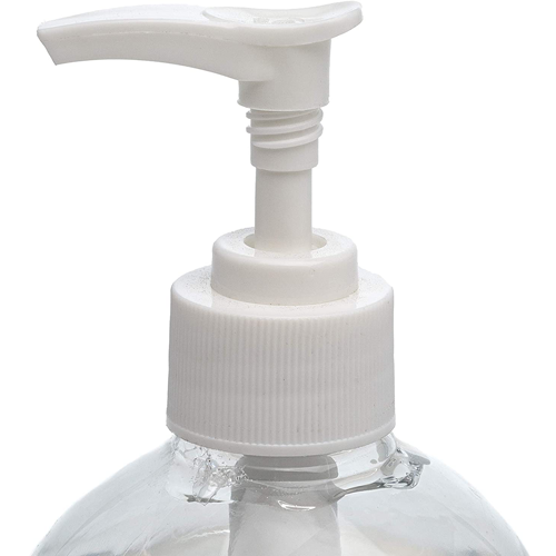 Live Life Safely 16.9 oz pump top close up on white background