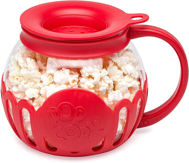 Ecolution Micro-Pop Popcorn Popper, 3-in-1 Silicone Lid (Case Of 4)