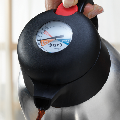 Thermal 68 oz. Carafe poring coffee