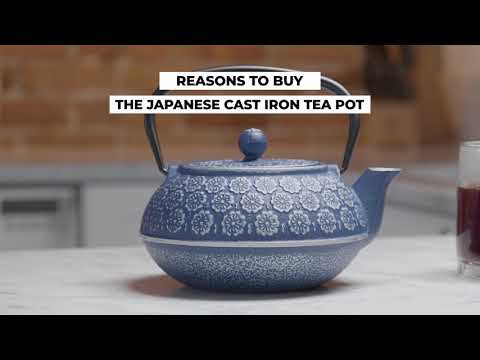 Primula Blue Cast Iron Teapot (Case Of 4)